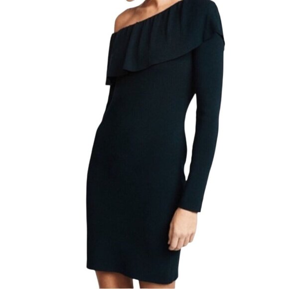 Club Monaco Tanellie Dress Sweater Dress Dark Rosemary Size - Picture 1 of 4